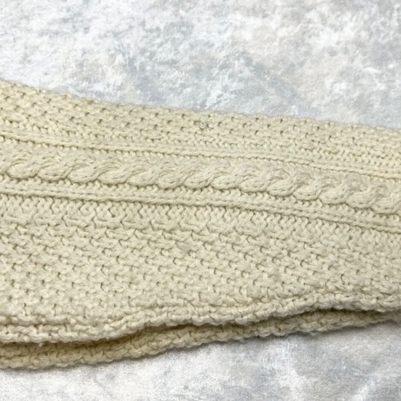 Vtg Western Island Sweater Company Ireland Ivory Wool Sweater Child Age 6/7 Yrs - Picture 12 of 16